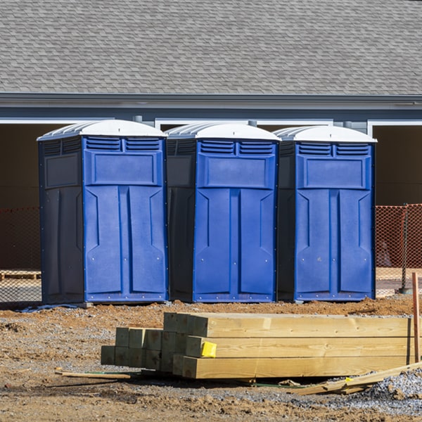 do you offer hand sanitizer dispensers inside the porta potties in Mount Leonard